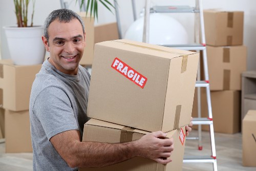 Professional removals team planning a move in Westminster
