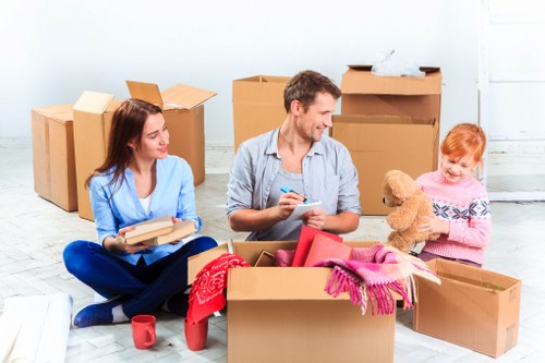Professional packing services for a Westminster home move