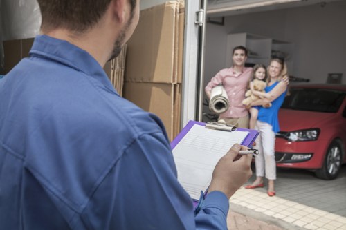 Residential flat removals in Westminster with careful lifting